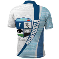 Liberia Monrovia Capital Polo Shirt African Pattern Curves Style