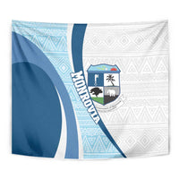 Liberia Monrovia Capital Tapestry African Pattern Curves Style