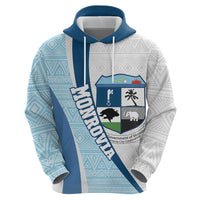 Liberia Monrovia Capital Zip Hoodie African Pattern Curves Style