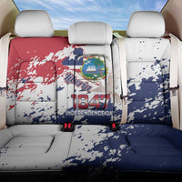 Liberia 1847 Independence Day Back Car Seat Cover Coat Of Arms Grunge Style