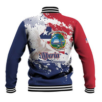 Liberia 1847 Independence Day Baseball Jacket Coat Of Arms Grunge Style