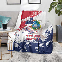 Liberia 1847 Independence Day Blanket Coat Of Arms Grunge Style