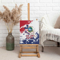 Liberia 1847 Independence Day Canvas Wall Art Coat Of Arms Grunge Style