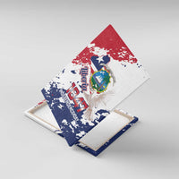 Liberia 1847 Independence Day Canvas Wall Art Coat Of Arms Grunge Style