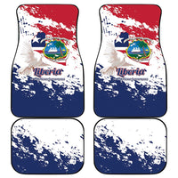 Liberia 1847 Independence Day Car Mats Coat Of Arms Grunge Style