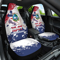 Liberia 1847 Independence Day Car Seat Cover Coat Of Arms Grunge Style