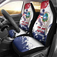 Liberia 1847 Independence Day Car Seat Cover Coat Of Arms Grunge Style
