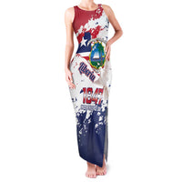 Liberia 1847 Independence Day Family Matching Tank Maxi Dress and Hawaiian Shirt Coat Of Arms Grunge Style