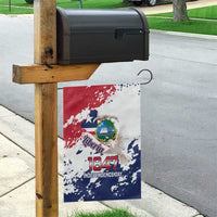 Liberia 1847 Independence Day Garden Flag Coat Of Arms Grunge Style