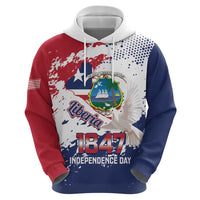 Liberia 1847 Independence Day Hoodie Coat Of Arms Grunge Style