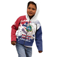 Liberia 1847 Independence Day Kid Hoodie Coat Of Arms Grunge Style