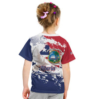 Liberia 1847 Independence Day Kid T Shirt Coat Of Arms Grunge Style