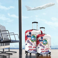 Liberia 1847 Independence Day Luggage Cover Coat Of Arms Grunge Style