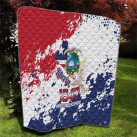 Liberia 1847 Independence Day Quilt Coat Of Arms Grunge Style