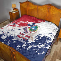 Liberia 1847 Independence Day Quilt Coat Of Arms Grunge Style