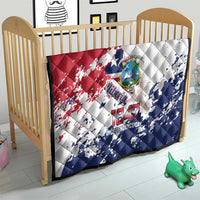 Liberia 1847 Independence Day Quilt Coat Of Arms Grunge Style