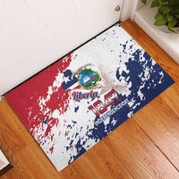 Liberia 1847 Independence Day Rubber Doormat Coat Of Arms Grunge Style