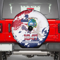 Liberia 1847 Independence Day Spare Tire Cover Coat Of Arms Grunge Style