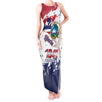 Liberia 1847 Independence Day Tank Maxi Dress Coat Of Arms Grunge Style