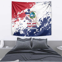 Liberia 1847 Independence Day Tapestry Coat Of Arms Grunge Style