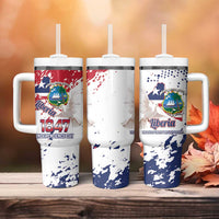 Liberia 1847 Independence Day Tumbler With Handle Coat Of Arms Grunge Style