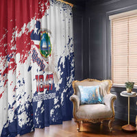 Liberia 1847 Independence Day Window Curtain Coat Of Arms Grunge Style