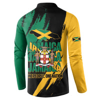 Jamaica Independence Day Button Sweatshirt One People One Nation
