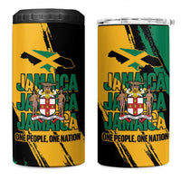 Jamaica Independence Day 4 in 1 Can Cooler Tumbler One People One Nation