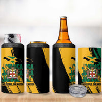 Jamaica Independence Day 4 in 1 Can Cooler Tumbler One People One Nation