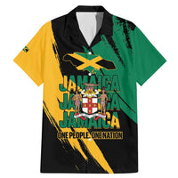 Jamaica Independence Day Family Matching Mermaid Dress and Hawaiian Shirt One People One Nation