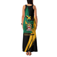 Jamaica Independence Day Family Matching Tank Maxi Dress and Hawaiian Shirt One People One Nation