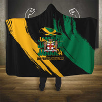 Jamaica Independence Day Hooded Blanket One People One Nation