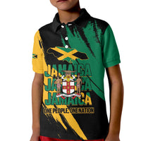 Jamaica Independence Day Kid Polo Shirt One People One Nation