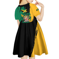 Jamaica Independence Day Kid Short Sleeve Dress One People One Nation