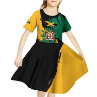 Jamaica Independence Day Kid Short Sleeve Dress One People One Nation