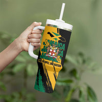 Jamaica Independence Day Tumbler With Handle One People One Nation
