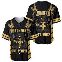 Jamaica Independence Day Baseball Jersey Out Of Many One People Gold Color