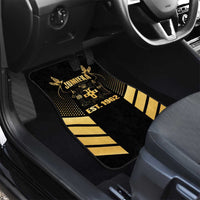 Jamaica Independence Day Car Mats Out Of Many One People Gold Color