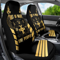 Jamaica Independence Day Car Seat Cover Out Of Many One People Gold Color