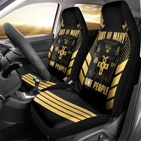 Jamaica Independence Day Car Seat Cover Out Of Many One People Gold Color