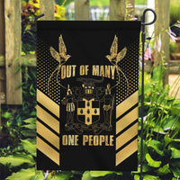 Jamaica Independence Day Garden Flag Out Of Many One People Gold Color