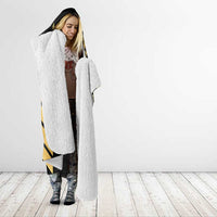 Jamaica Independence Day Hooded Blanket Out Of Many One People Gold Color