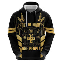 Jamaica Independence Day Hoodie Out Of Many One People Gold Color