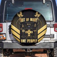 Jamaica Independence Day Spare Tire Cover Out Of Many One People Gold Color