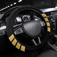 Jamaica Independence Day Steering Wheel Cover Out Of Many One People Gold Color