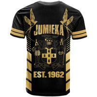 Jamaica Independence Day T Shirt Out Of Many One People Gold Color