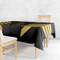 Jamaica Independence Day Tablecloth Out Of Many One People Gold Color