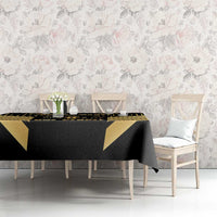 Jamaica Independence Day Tablecloth Out Of Many One People Gold Color