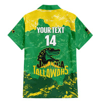Custom Jamaica Cricket Family Matching Mermaid Dress and Hawaiian Shirt Go Champions Tallawahs Grunge Style