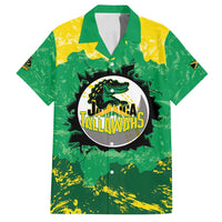 Custom Jamaica Cricket Family Matching Tank Maxi Dress and Hawaiian Shirt Go Champions Tallawahs Grunge Style